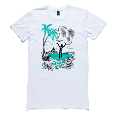 Paradise Island - tall tee Thumbnail
